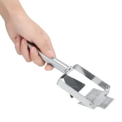 Dubbelnålad rostfritt stål bikupa avtäckningsgaffel skrapa spade biodling biodlare verktyg