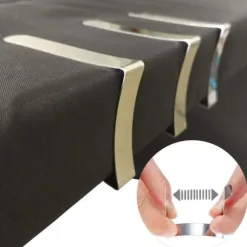 Dukhållare av rostfritt stål 8-pack