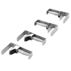 Dukhängare - Fackelmann - 61503 - Rostfritt stål - Justerbar 18-55 mm - Set med 4 delar