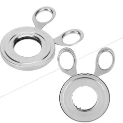 Egg Clipper - Rostfritt stål kokt ägg Cutter och Remover Tool