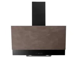 EICO Udine 80 - Kåpa - vinklad skorsten - bredd: 80 cm - djup: 42.9 cm - extraktion och återcirkulation (med extra extraktions- och återcirkulationsk | CDON