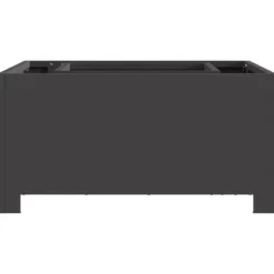 Eldstad Svart 60 x 60 x 30 cm Stål