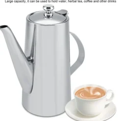 Elegant tekanna i tjockt rostfritt stål - Hemmarestaurang Te Kaffe Vattenkokare