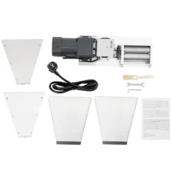 Elektrisk Kornkvarn, 4L Hoppkapacitet, 20kg/h Utmatning, Hållbar Rostfritt Stål,220V