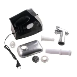 Elektrisk Köttkvarn, 2800W Effekt, Korvstoppare, Rostfritt Stål Konstruktion