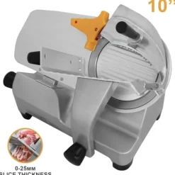 Elektrisk Köttskärare 25 cm Charkuteri Justerbar Skivtjocklek: 1 mm-25 mm | MonsterShop