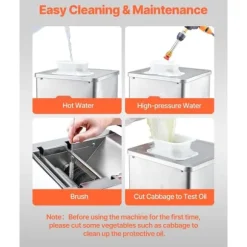 Elektrisk Köttskärare 550W, Kommersiell Skärmaskin, Kraftfull & Effektiv, Ideal för Köttbearbetning