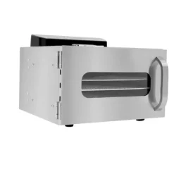 Elektrisk Mattork, 6-Lagers Kapacitet, Temperaturkontroll, Tidsinställningar,Silverfärgad