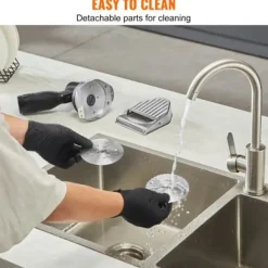 Elektrisk Shawarma-kniv, 21x13x20 cm, Rostfritt stål, Justerbar tjocklek