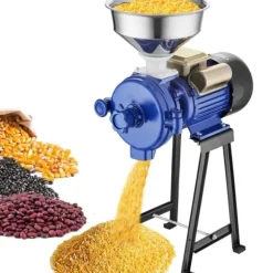Elektrisk spannmåls kornkvarn 3000W, majs och vete, hög effekt, effektiv malning, kompakt design för köket