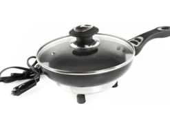 Elektrisk ugn Elektrisk stekpanna för bil tir 20 cm x 4c m 250w 24v amio-02533