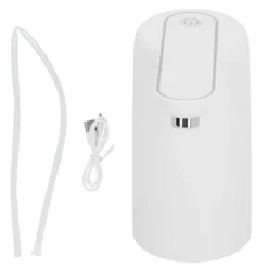 Elektrisk Vattendispenser med Ftunn USB-laddning Automatisk Dricksfontän Vattenpump Vit