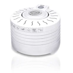 El-elektrisk torkare, 5 uttöjbara plattor på 28 cm MPM MSG-01 250W Vit 07119