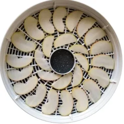 El-elektrisk torkare, 5 uttöjbara plattor på 28 cm MPM MSG-01 250W Vit 07119