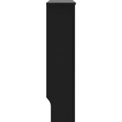 Elementskydd svart 112x19x81,5 cm MDF