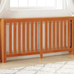 Elementskydd vaxbrun 169x19x84 cm massiv furu