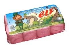 ELF färgat toalettpapper 8 rullar