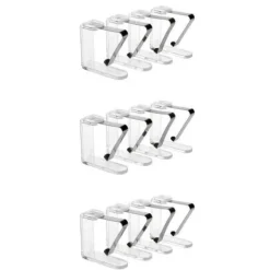 ERBJUDANDE SET 12 TRANSPARENTA FOTOGRAFIRINGAR 4.5X4.5CM