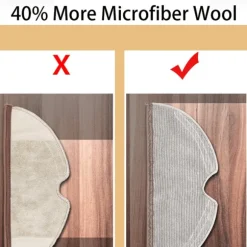 Ersättande Moppdukset för Xiaomi Roborock S5 S6 Robotdammsugare