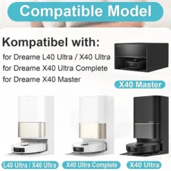 Ersättande Tillbehör för Dreame X40 Ultra Complete