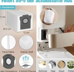 Ersättande Tillbehör för Dreame X40 Ultra Complete