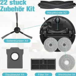Ersättningskit Kompatibelt med Xiaomi Mova E30 Ultra/X30 Ultra Tillbehörsset för Optimal Rengöring