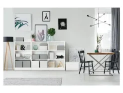 Esselte Home - Förvaringsbox - medium - grå (paket om 3)