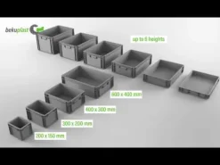 Eurokasse, plast 600x400x320 mm
