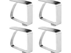 Excellent Houseware Stålklämmor för bordsdukar 4 st.