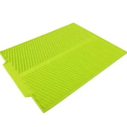 Extra stor diskmatta av premium värmebeständig silikon (grön)
