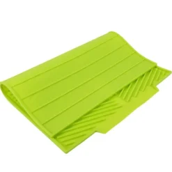 Extra stor diskmatta av premium värmebeständig silikon (grön)