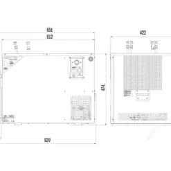 Fatölskylare, Ölkylare, Öltapp, Öldispenser Lindr AS-110 2/4/6 linje för val, kör svalare, våta kylare - under disk, Green Line, Kylslingor:4-radig