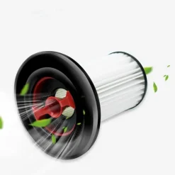 Filterkompatibelt med Bosch Serie8 8-seriens dammsugare, ABS+HEPA, svart, effektiv dammfiltrering