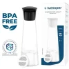 Filtreringskaraff - Wessper - K1 BOROSILIKAT Actitex™ - Borosilikatglas - 1L - Svart