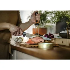 Fiskars Trancheringsgaffel 235 mm Stål Svart, Orange 1057548