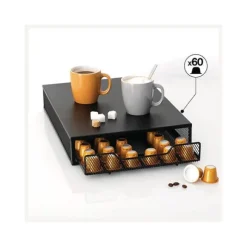 5five - kapselhållare x60 med svart låda 