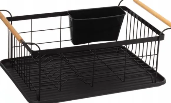 5five BLACKWOOD Diskmaskin Torktumlare, 43 x 32 cm, svart