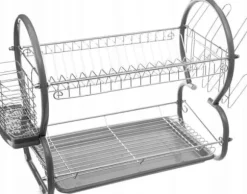 5five Diskmaskin 2 nivåer + bestickkorg, grå