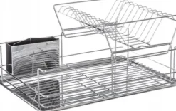 5five Diskmaskin i två nivåer, torktumlare, avrinning - rostfritt stål