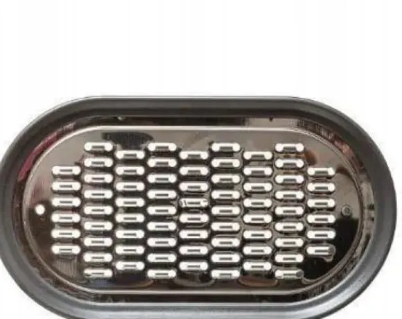 5five Tarka med behållare avlång, rostfritt stål