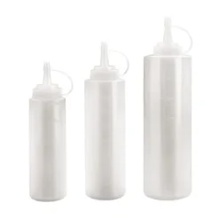 Flacontank - Plast - 0,700 L - Genomskinlig - Graduerad - Diskmaskinssäker