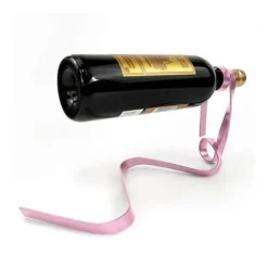 Flaskhållare - EUROWEB - Röd Band - Metall - 32x17x14cm - Tillbehör Vuxen