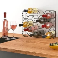 Flaskställ - Metaltex - MTLPRO-382915000 - Vit - Metall - Enkel montering