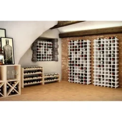Flaskställ i massivt furu Merlot 16 flaskor Astigarraga