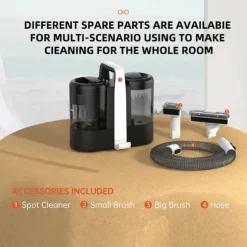 Fläckrensare, Hög Sugkraft, Dubbeltankssystem,EU