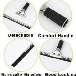 Fönsterskrapa Skrapa Badrum Spegel Glasdörr Vattentorkare Dusch Extra Bred 45cm