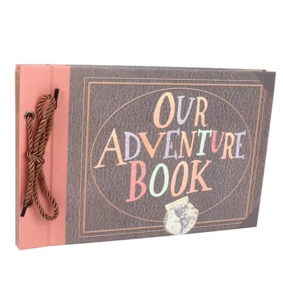 Fotoalbum DIY Vintage Tether Loose Leaf Picture Scrapbook för inspelning av bröllopsresor