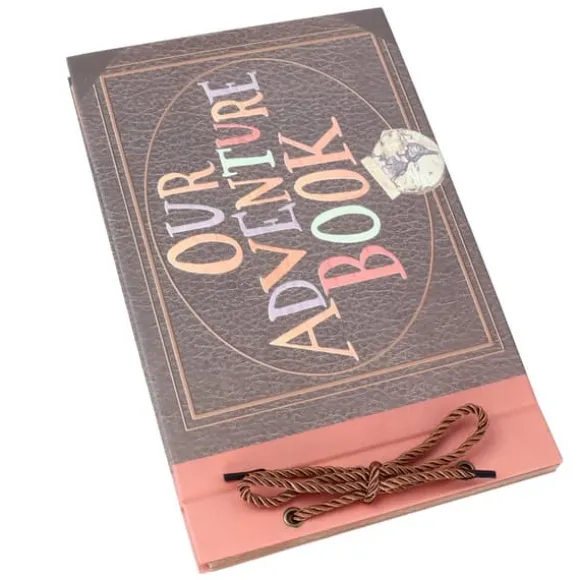 Fotoalbum DIY Vintage Tether Loose Leaf Picture Scrapbook för inspelning av bröllopsresor