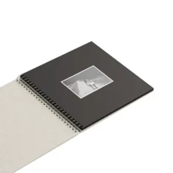 Fotoalbum Linen med svarta blad 35x31,5cm Bigso Box of Sweden