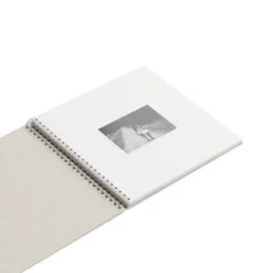 Fotoalbum Linen med vita blad 35x31,5cm Bigso Box of Sweden